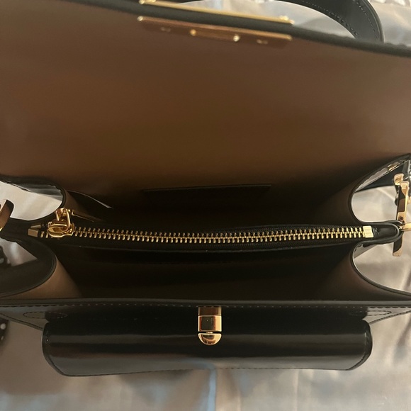 Marc Jacobs Black Satchel with Gold Accents-The Uptown - Picture 15 of 16